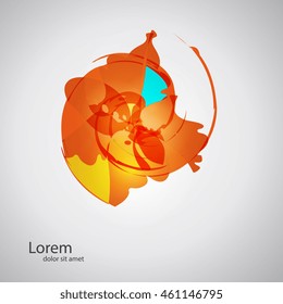 Abstract logo design template. Business abstract icon. As sign, symbol, logo, web, label, emblem. Abstract whirl logo template. Infinite shape. Vector illustration