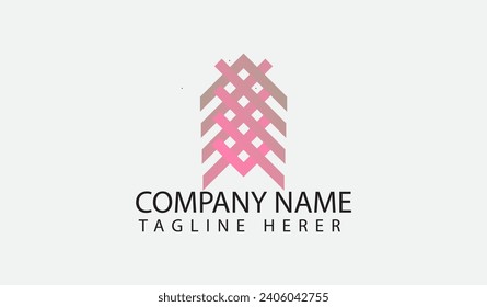 Plantilla de diseño de logotipo abstracto. Identidad corporativa y logotipo comercial. Ilustración vectorial.