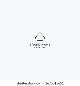 Abstract Logo Design template Diamond.