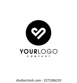 Abstract logo design template. Line creative sign. Universal vector icon. Vector