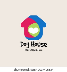 abstract logo design template. Promotional symbol for pet shop. 