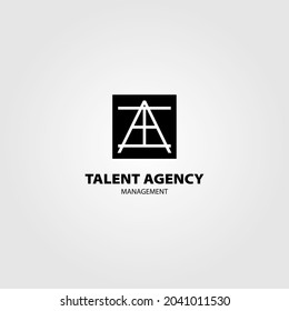 Abstract logo design that constructed from the form of letter unarranged H and A represent as the logo for talent agency management. The logo could be edited as your need.