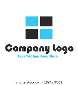 Diseño del logotipo abstracto. Este diseño de logotipo es adecuado para la empresa.