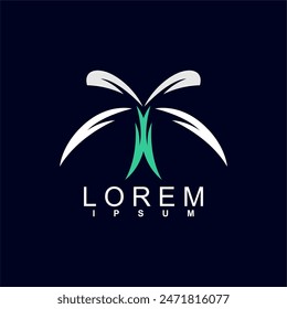 abstract logo design. unique and characterful, geometric abstract logo, modern and cute logo concept