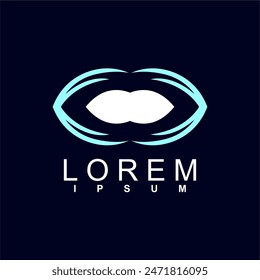 abstract logo design. unique and characterful, geometric abstract logo, modern and cute logo concept