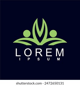 abstract logo design. unique and characterful, geometric abstract logo, modern and cute logo concept