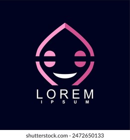 abstract logo design. unique and characterful, geometric abstract logo, modern and cute logo concept