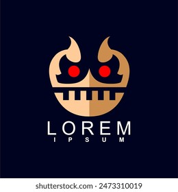 abstract logo design. unique and characterful, geometric abstract logo, modern and cute logo concept	