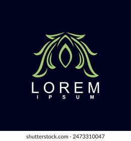 abstract logo design. unique and characterful, geometric abstract logo, modern and cute logo concept	