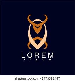 abstract logo design. unique and characterful, geometric abstract logo
