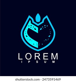 abstract logo design. unique and characterful, geometric abstract logo