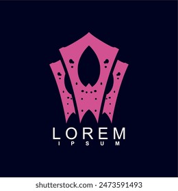 abstract logo design. unique and characterful, geometric abstract logo
