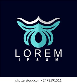 abstract logo design. unique and characterful, geometric abstract logo