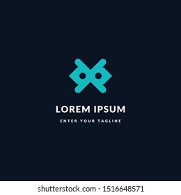 Abstract Logo Design, Unique Icon Vector Stock Eps 10.