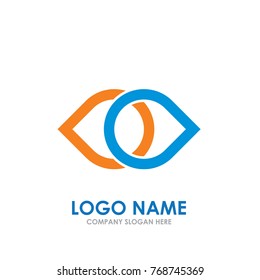 Abstract logo design. Usable as technology company