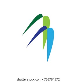 abstract logo design vector