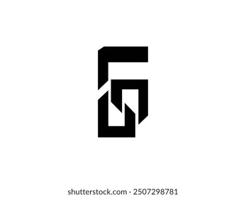 Abstraktes Logo-Design, Vektorgrafik
