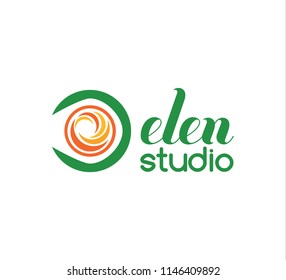 Abstract logo design. Vector brand template. Color sign. Modern symbol