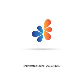 Abstract Logo Design Vector With Colorful Gradient