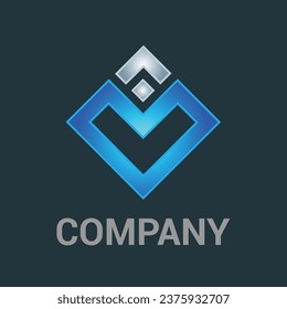 Abstract logo design vector for company business