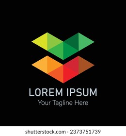 Abstract logo design vector format for company business