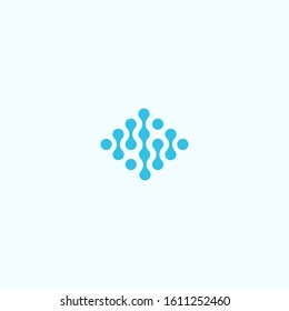 abstract logo design vector graphic
