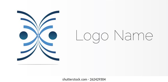 Abstract logo design. Vector icon