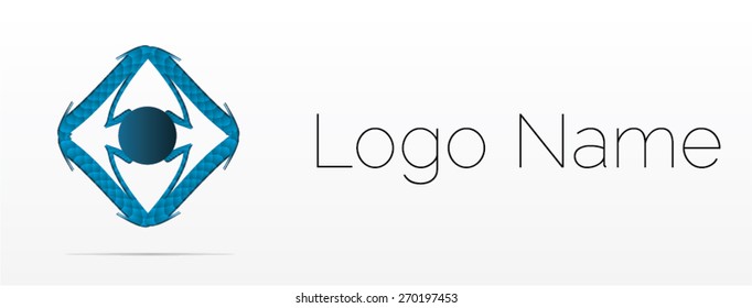 Abstract logo design. Vector icon