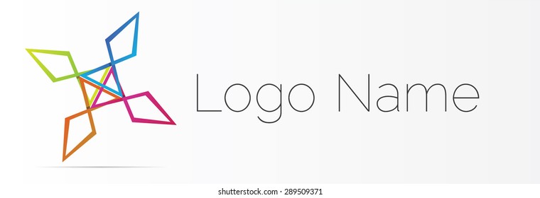Abstract logo design. Vector icon