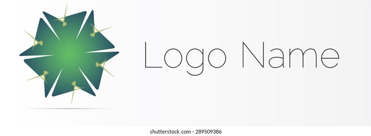 Abstract logo design. Vector icon