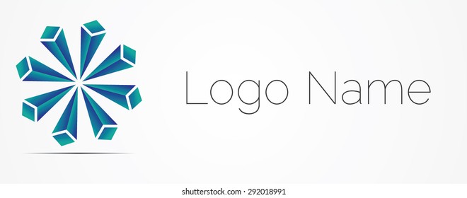 Abstract logo design. Vector icon