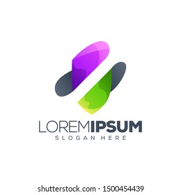 abstract logo design vector illustration