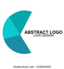 abstract logo. logo design. vector illustration