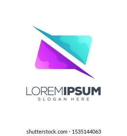 abstract logo design vector illustration