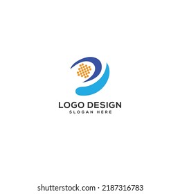 Ilustración de vectores de diseño con logotipo abstracto