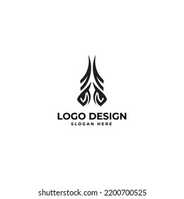 Abstrakte Logo-Design-Vektorgrafik