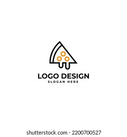 Ilustración de vectores de diseño con logotipo abstracto