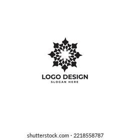 Abstrakte Logo-Design-Vektorgrafik