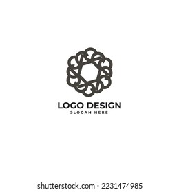 Abstract Logo Design Vector Illustration