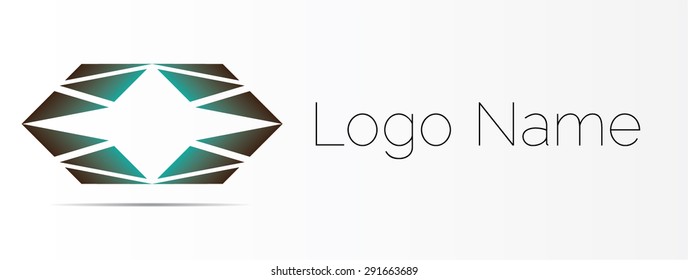 Abstract logo design. Vector illustration icon.