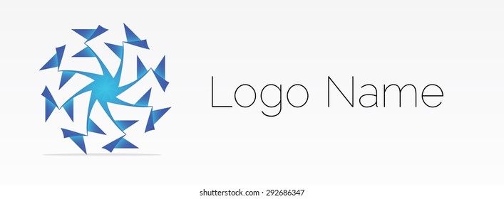 Abstract logo design. Vector illustration icon