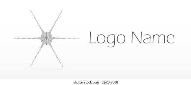 Abstract logo design. Vector illustration.