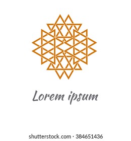 Abstract logo design. Vector illustration