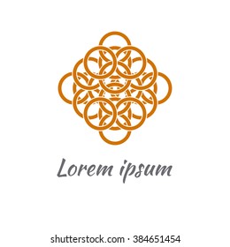 Abstract logo design. Vector illustration