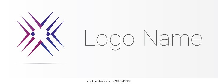 Abstract logo design. Vector Illustrator icon