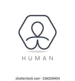 Abstract logo design. Vector image.