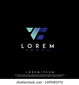 abstract logo design vector template illustration. geometric , modern icon. suitable for any company