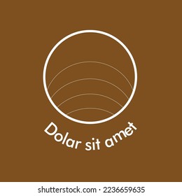 Abstract logo design. Vector logo template - Premium Vector Logo. Beautiful Logotype design for luxury company branding. Elegant identity design in blue, Brown and green .