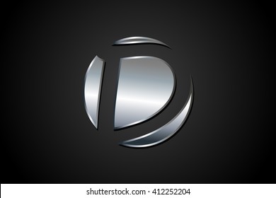 Abstract logo design.Letter D logo.Logotype vector template.