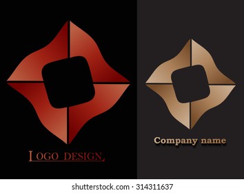 Abstract logo design.Logotype vector illustration.